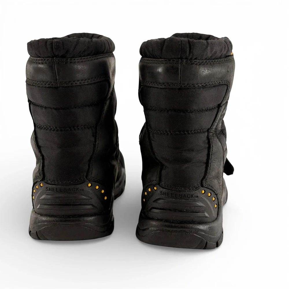 KEEN Kids Winter Boots Size‎ 13 Waterproof 200g Insulated Black Yellow Snow